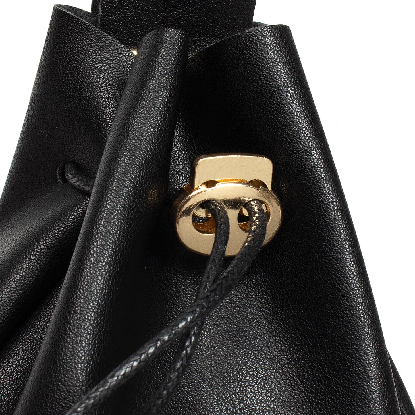 Leather Belt Pouch Medieval Vintage Renaissance Viking LARP Cosplay Costumes Drawstring Coin Purse Phone Holder Waist Bag (Black)