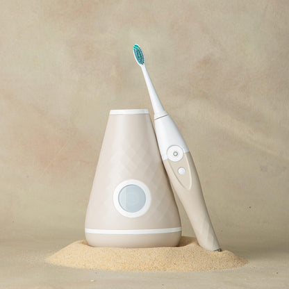 Tao Clean UV Sanitizing Sonic Toothbrush and Cleaning Station, Electric Toothbrush, Dual Speed Setting, White