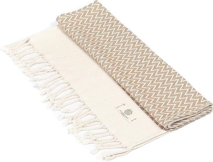 Madamelique Exclusive Hand Towels Set of 2-18 x 40 Inches