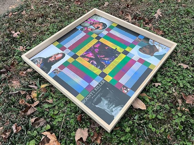 Jamaican Ludo Dancehall Edition (Ludi/Ludy/Loodi) | 24x24 Inch Large Board Game | Family Game Night Activity | Fun Easy Multi-Player Entertainment | Bounty Killer Beenie Man Vybz Kartel