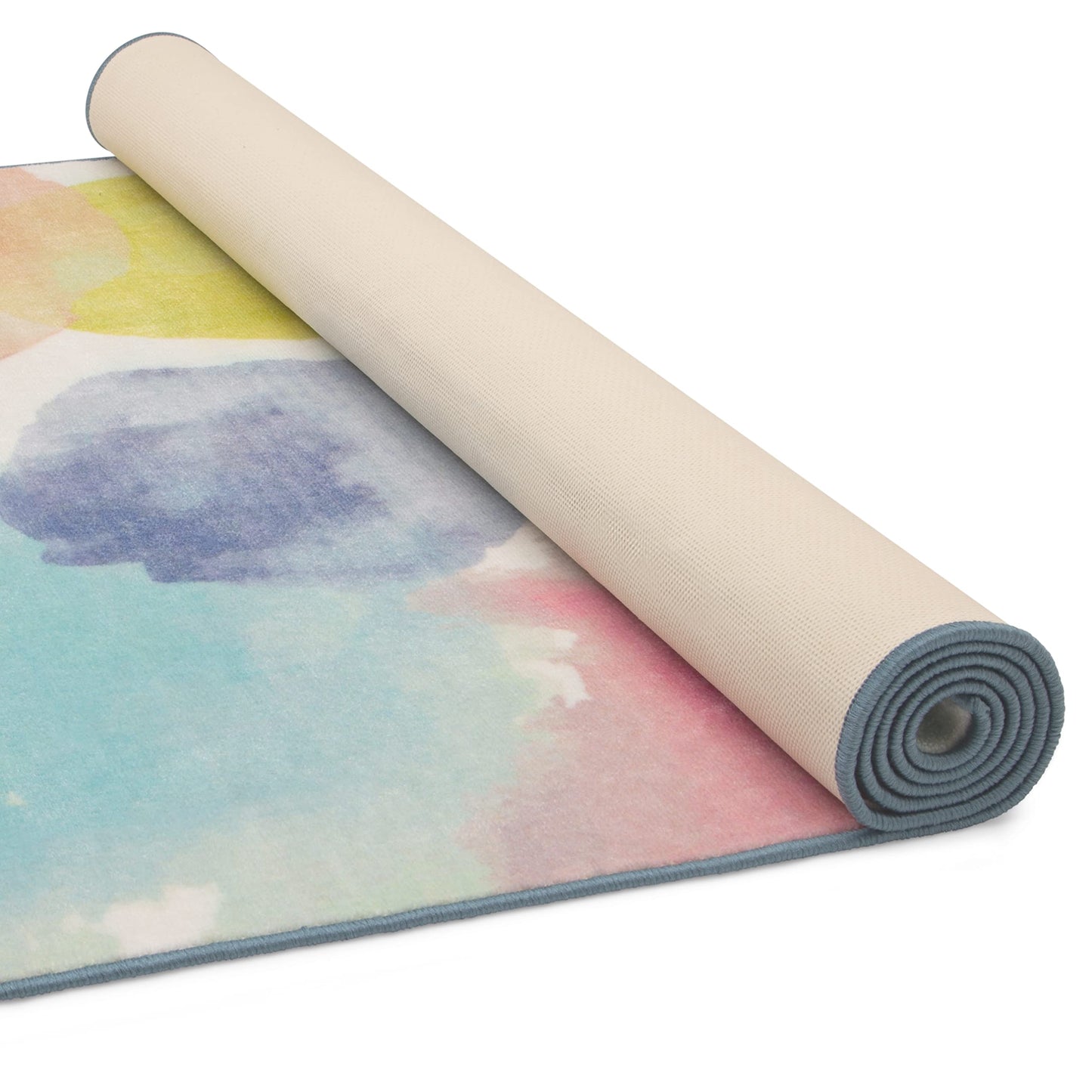 Delta Children Rectangle Area Rug for Kids, 53 x 59-Inch, Watercolor