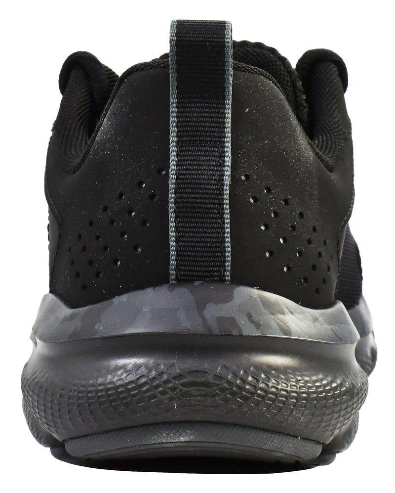 Under Armour Men's Charged Assert 9 Camo, Black/Black/Pitch Gray, 12 US