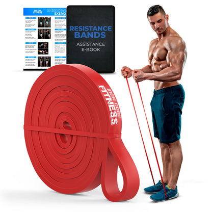 Pull Up Assistance Resistance Bands - Long Loop Power Bands for Men and Women - Strength Power Flexibility Training at Home & Gym - Ebooks & Workout Chart Included by Iron Core Fitness