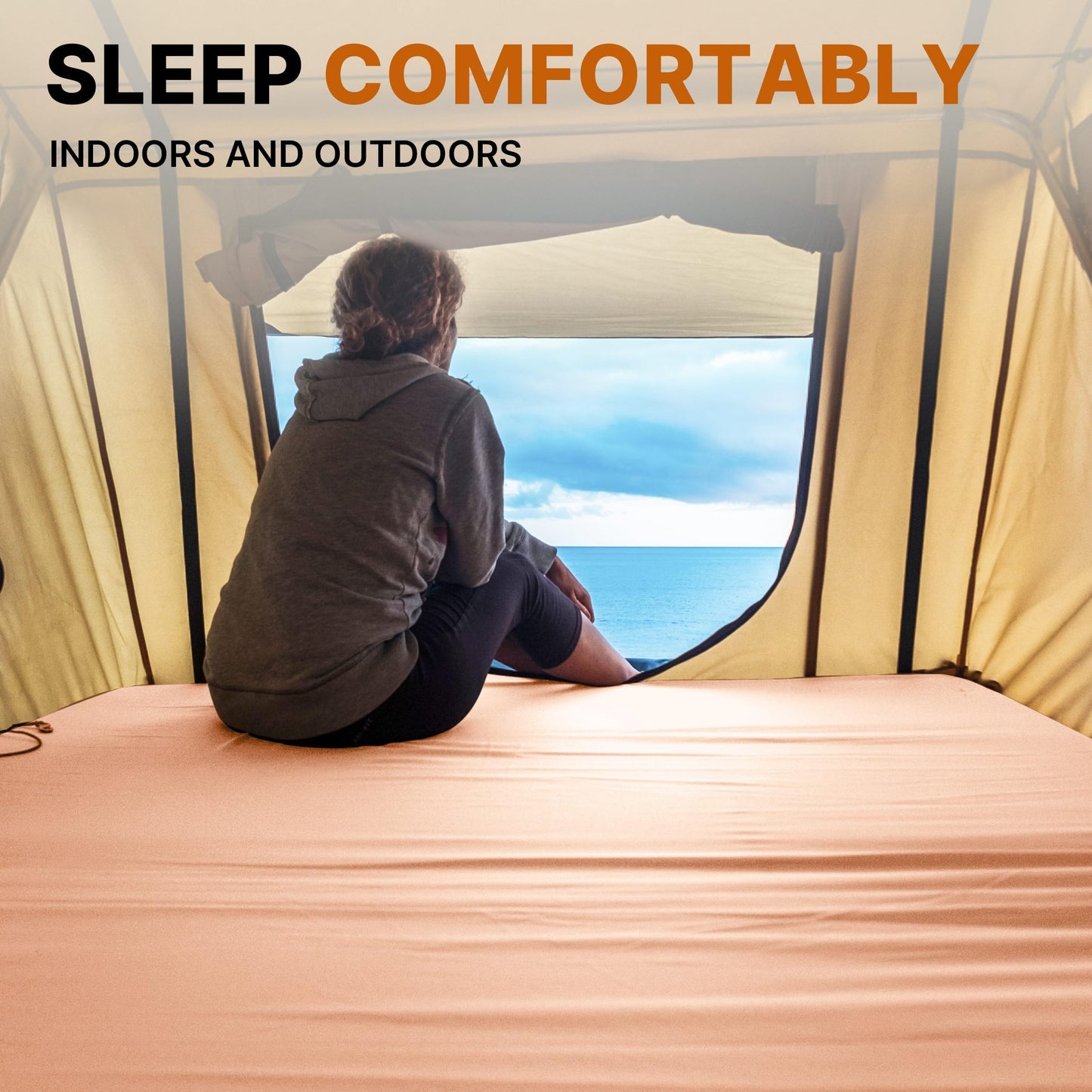 GAIALOOP Floor Memory Foam Car Camping Bed Glamping Roll Up Futon Mattress, Japanese Floor Sleeping Mat Camp Cot Mattress Pad Travel Guest Side Sleepers [Twin XL: 80 * 38 * 3'']