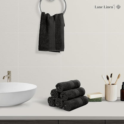 LANE LINEN Washcloths 12 Pack