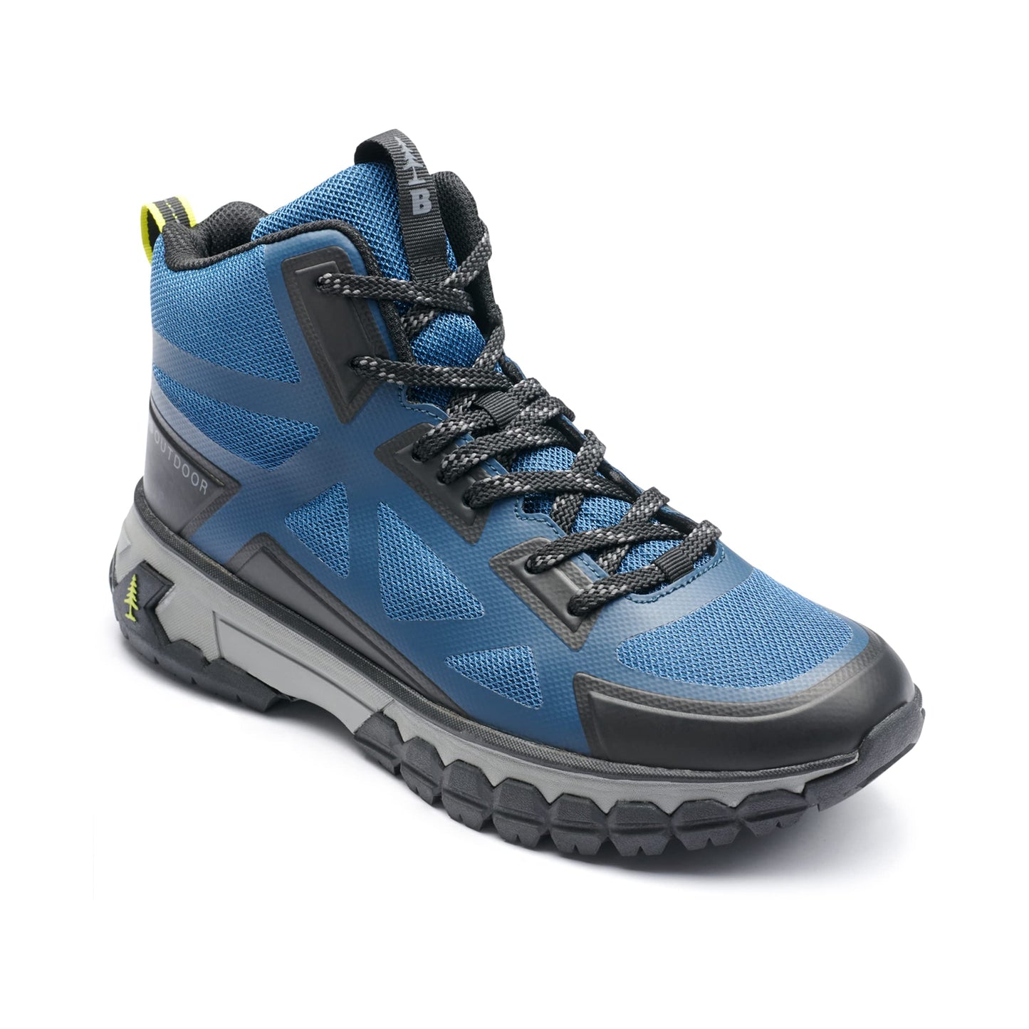BASS OUTDOOR MEN'S BOOTS PEAKSEAMLESSHIKERMID,ENSIGN BLUE, 9