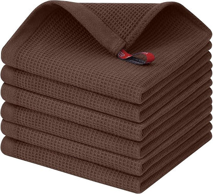 Homaxy 100% Cotton Waffle Weave Dish Cloths