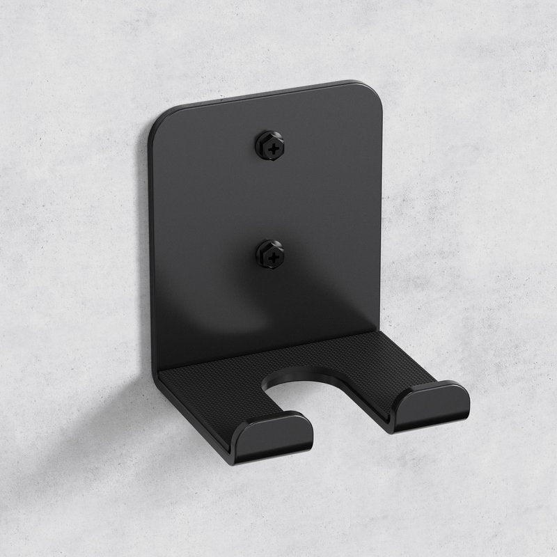 Vertical Barbell Rack Barbell Holder Wall Mount Barbell Storage Holder Olympic Bar Hanger for Home, Commercial, Garage Gym (Single Bar Holder)