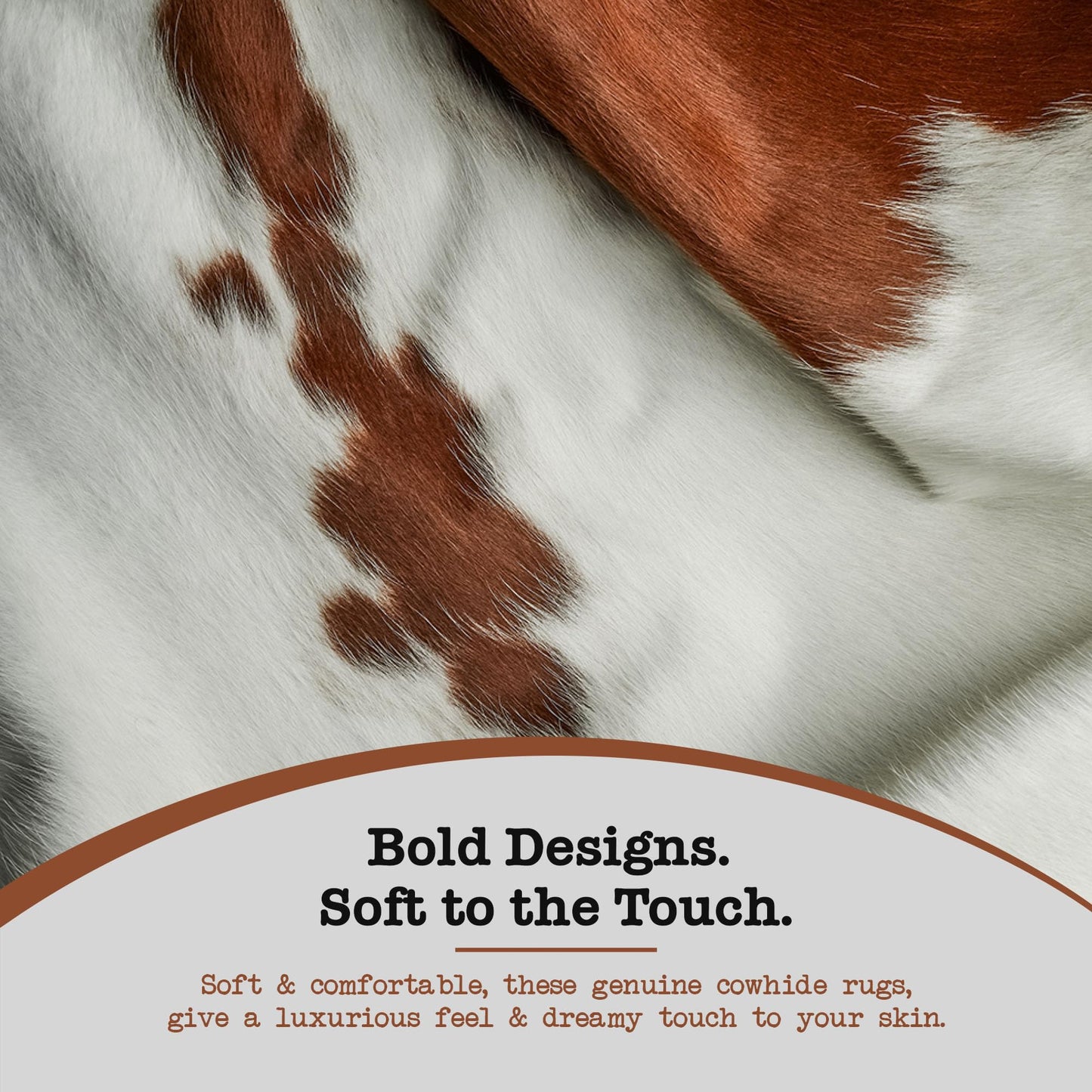 Appaloosa Cowhides Genuine Cowhide Rug - Natural Leather Hide Rugs for Living Room & Area Rug for Bedroom - Real Cowhides Rug for Rustic Home Decor - Authentic Brown & White Cowhide Rugs 6x7-8ft