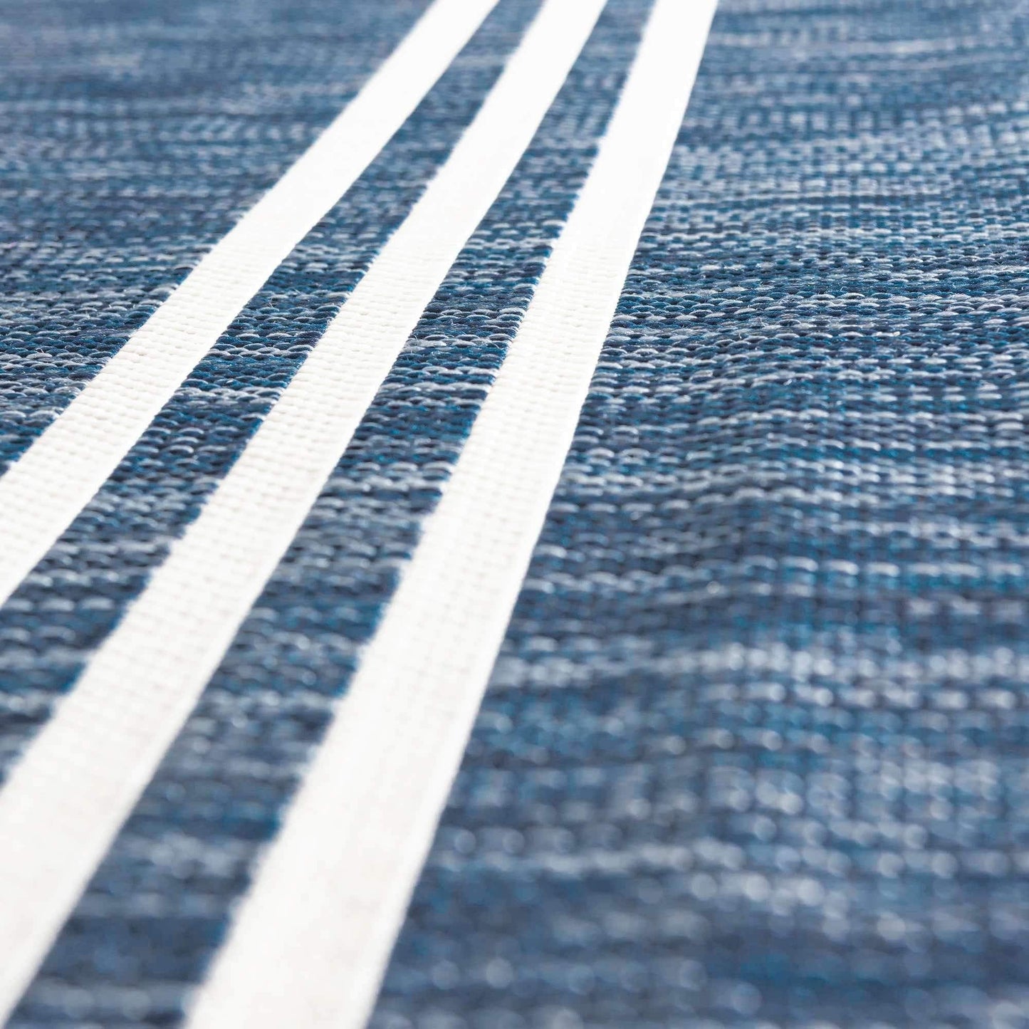 Unique Loom Outdoor Collection Area Rug - Anguilla (9' x 12' Rectangle, Blue/ Ivory)