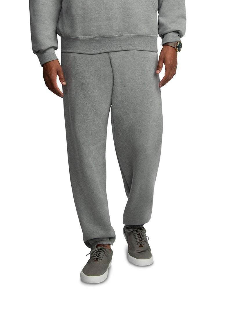 Fruit of The Loom Men's Eversoft Fleece Sweatpants, 12 Pack - Grey Heather, 4X-Large