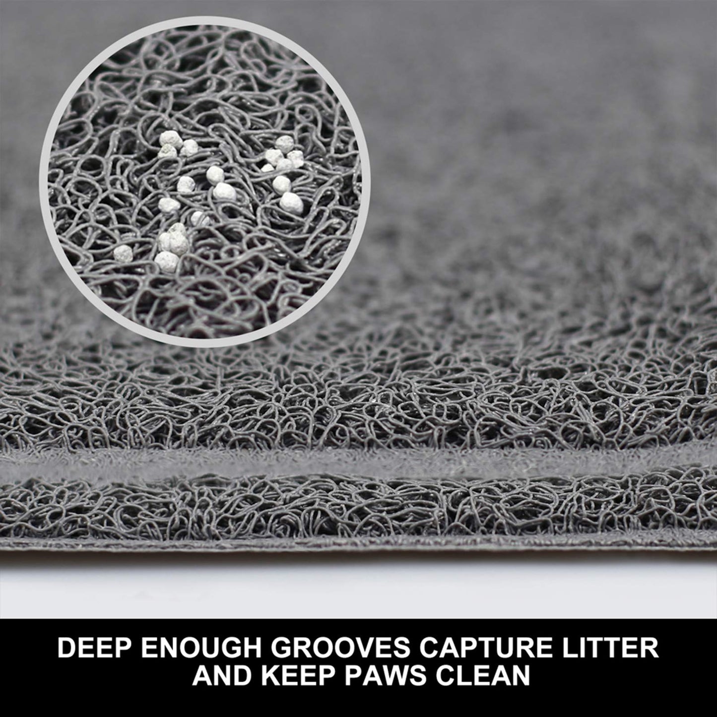 Pet Feeding Mat for Small Dogs and Cats 24" x 16" Flexible and Waterproof Dog Bowl Mat for Food and Water, Easy to Clean Dog Food Mat with Non Slip Backing