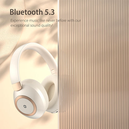EAORUL Active Noise Cancelling Headphones, 100H Playtime Headphones Wireless Bluetooth, Bluetooth Headphone with Microphone, Over- Ear Wireless Headphone with Deep Bass for Travel