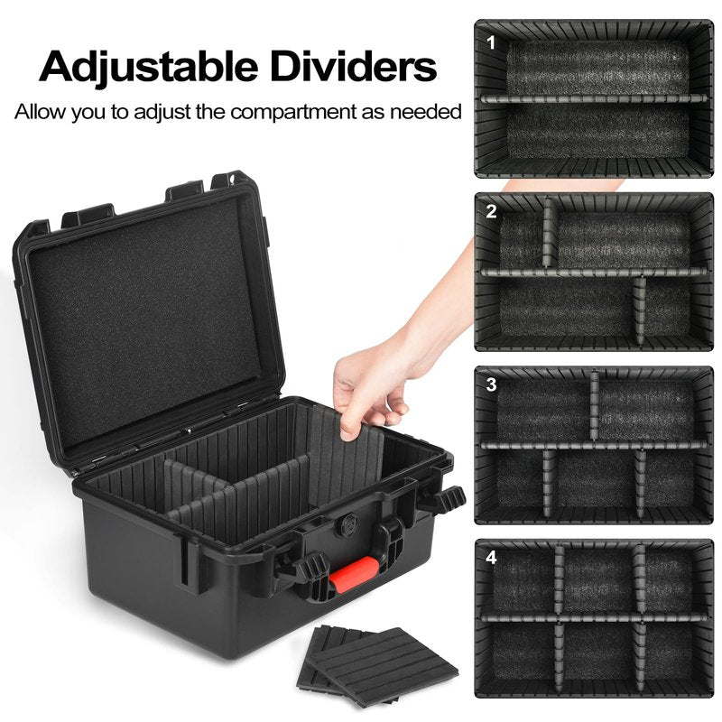 Graded Sports Card Storage Box - Card Case for Trading | Baseball Card, Graded Card Slab Carrying Case Fits PSA BGS FGS & SGC, Waterproof Holder Storage Box for Top Loader, Magnetic (Holder 300+)
