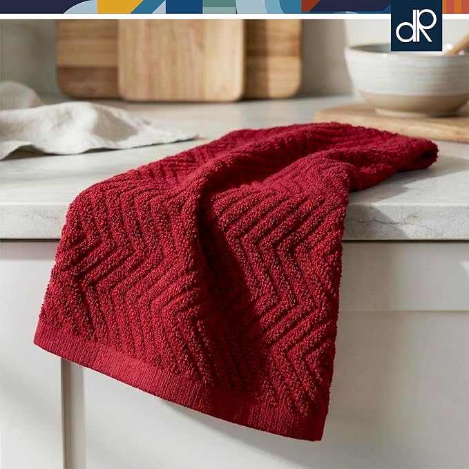 DecorRack 100% Cotton Kitchen Towels