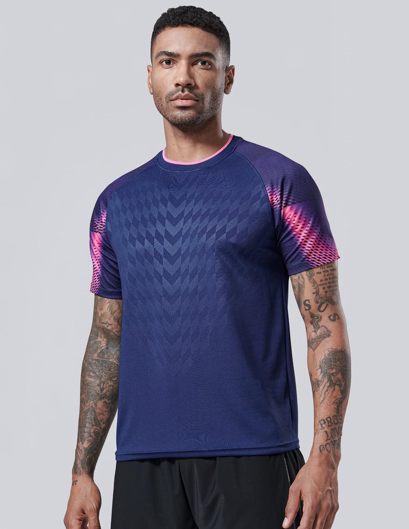 5 Pack Men’s Active Quick Dry Crew Neck T Shirts | Athletic Running Gym Workout Short Sleeve Tee Tops Bulk (Set 11, 4X-Large)