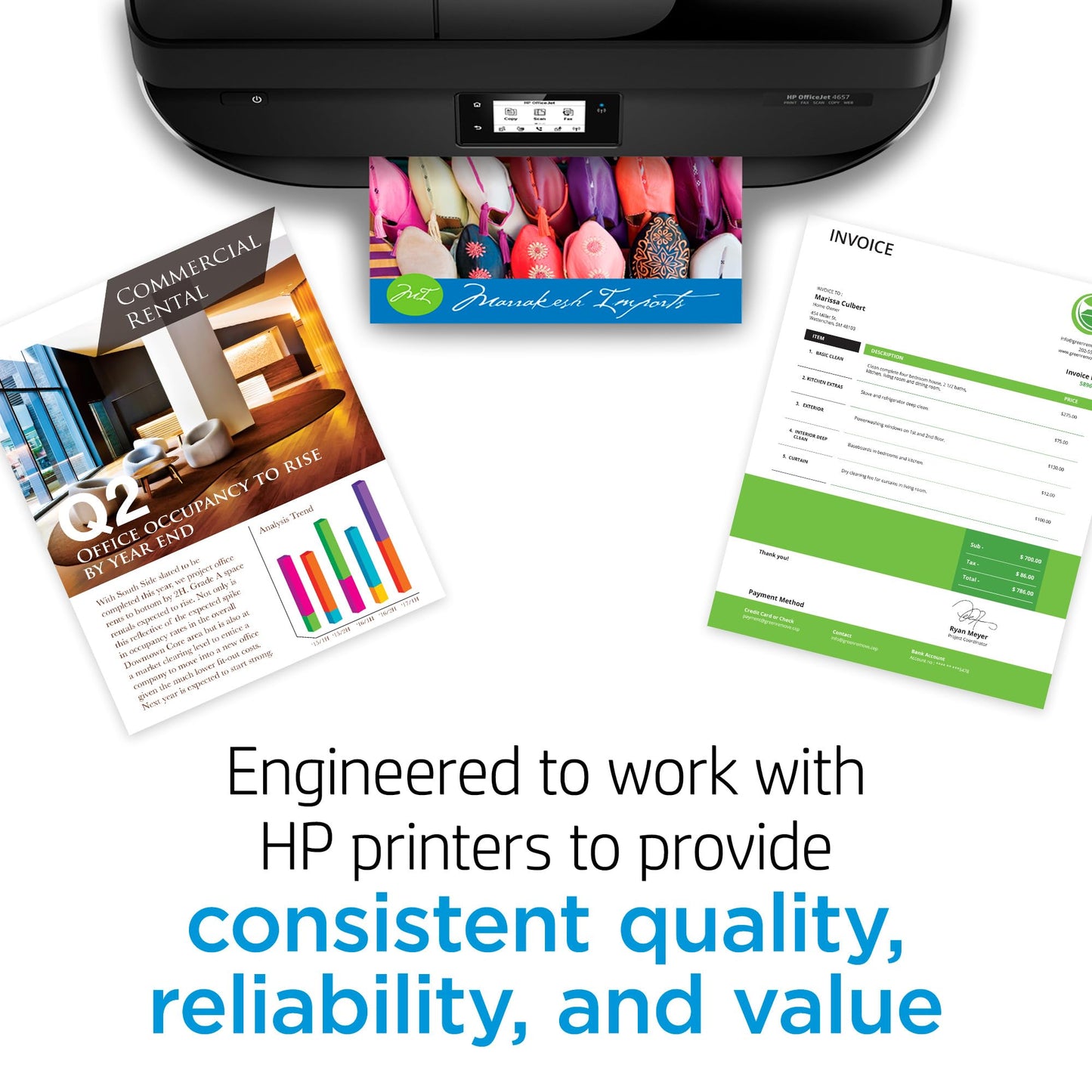 HP 67XL Tri-color High-yield Ink Cartridge for HP Printers | Works with Printer Series: DeskJet 1255, 2700, 4100; ENVY 6000, 6400 | Eligible for Instant Ink | 3YM58AN
