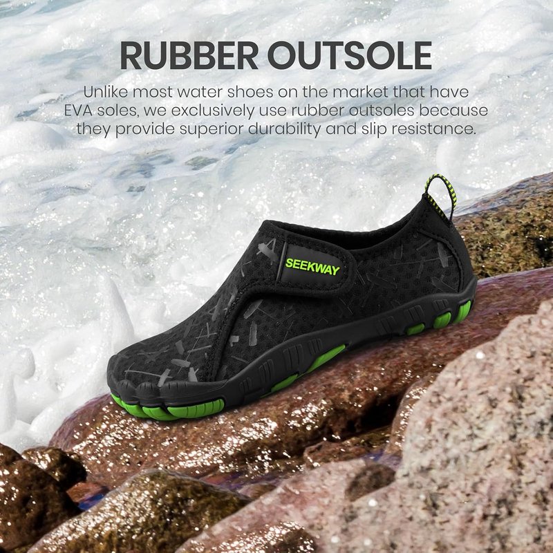 Kids' Barefoot Water Shoes - Quick-Dry, Non-Slip Sand Shoes for Hiking, Swimming, Beach & Pool | Wide Toe Box, Toddler Sizes