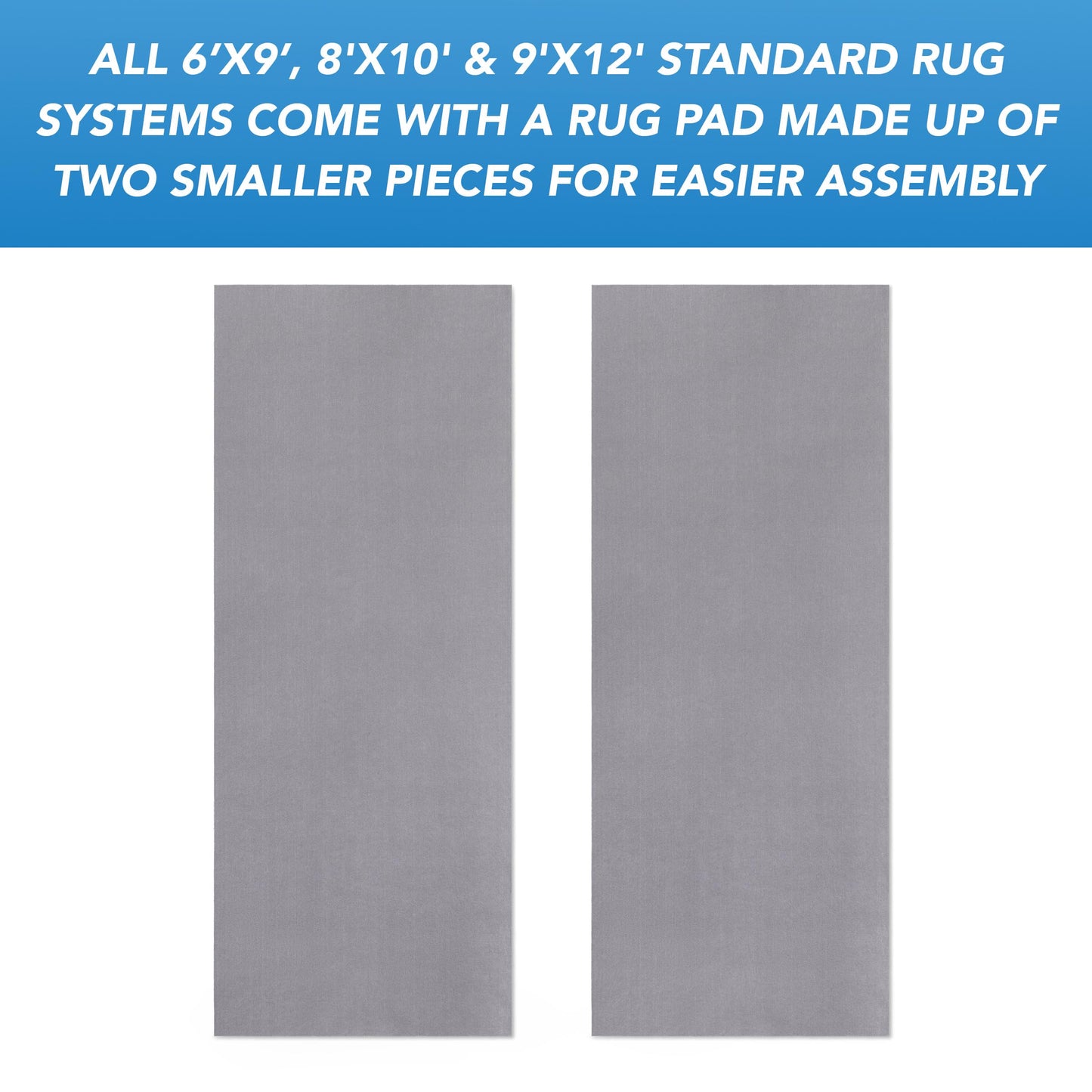 Arkwright 8' x 10' Non Slip Area Rug Pads with Max Grip Tech - Low Profile, Multi-Layered Carpet Under Padding for Indoor Hardwood Floors & Outdoor