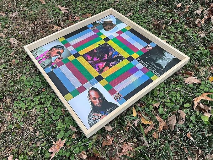 Jamaican Ludo Dancehall Edition (Ludi/Ludy/Loodi) | 24x24 Inch Large Board Game | Family Game Night Activity | Fun Easy Multi-Player Entertainment | Bounty Killer Beenie Man Vybz Kartel