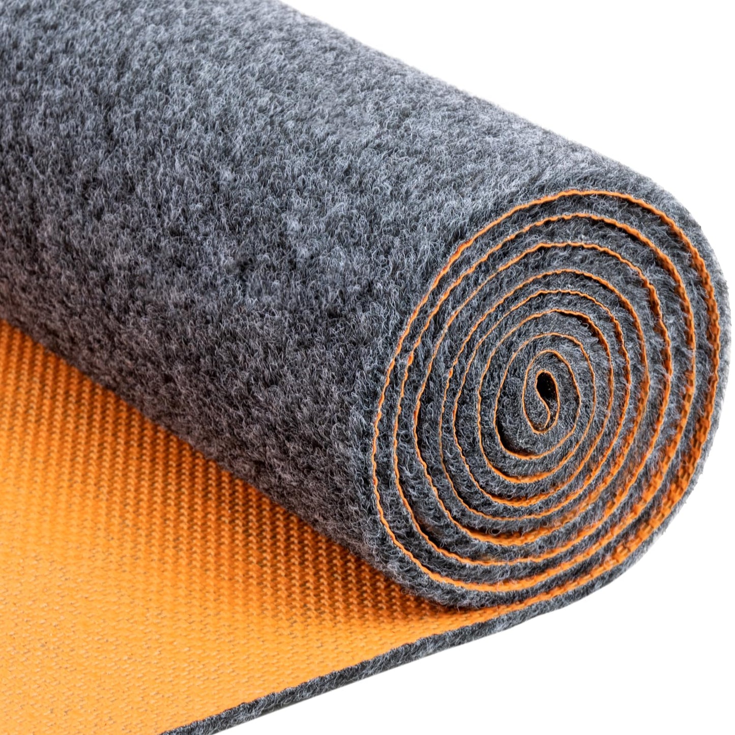 LMRSTOO 17 * 7.4 Ft Heavy Duty Oil Spill Mat, 6.5mm Thickened Extra Large Garage Floor Mat for Under Car, 1/4" Waterproof Rubber Backing Absorbs Oil Quickly, Washable, Reusable, Durable, Non-Slip