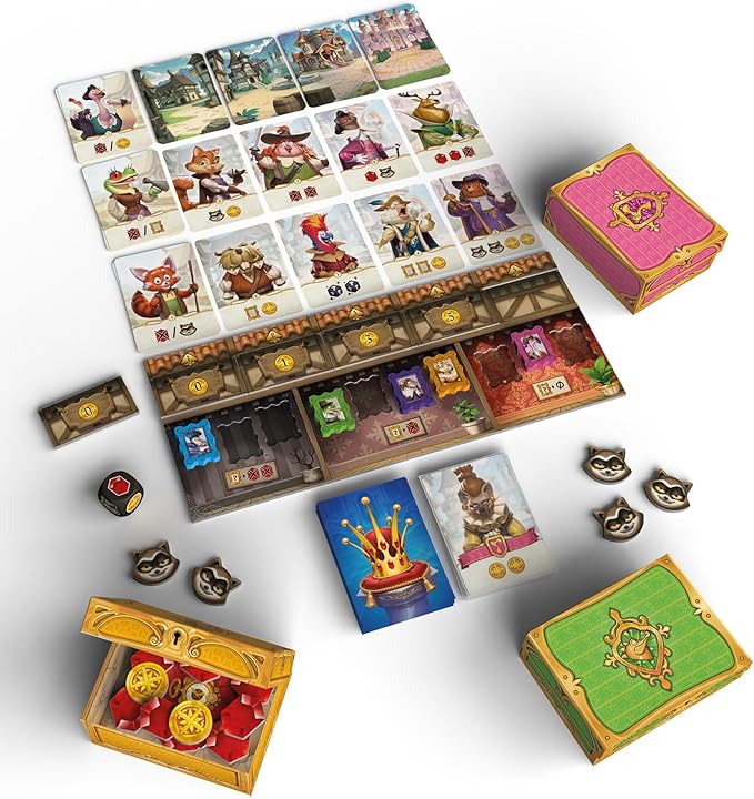 for A Crown Board Game - Strategy Game of Deception Trickery and Royal Ambition Fun Family Game for Kids &amp Adults Ages 8+ 3-5 Players 30 Minute Playtime Made by Repos Production