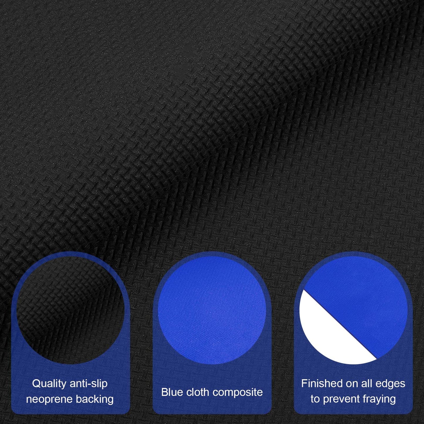 Boao 20 x 2.3 ft Neoprene Carpet Runner Reusable Plastic Floor Runner Non Slip Rubber Backed Rugs for Hallway Aisle Carpet Roll for Wedding Party Decor Prom Business Outdoor(Blue)