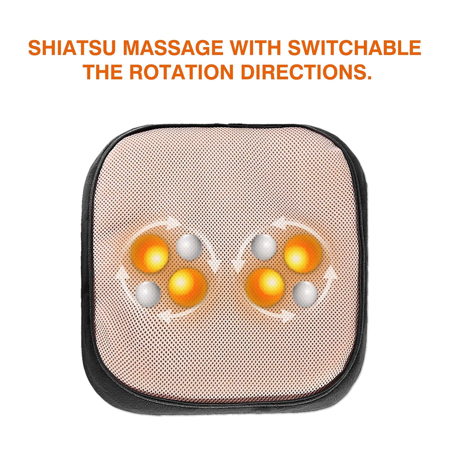 Snailax 2-in-1 Shiatsu Foot and Back Massager with Heat - Kneading Foot Warmer, Electric Feet Massage, Massagers for Back,Leg,Gifts for Women,Men