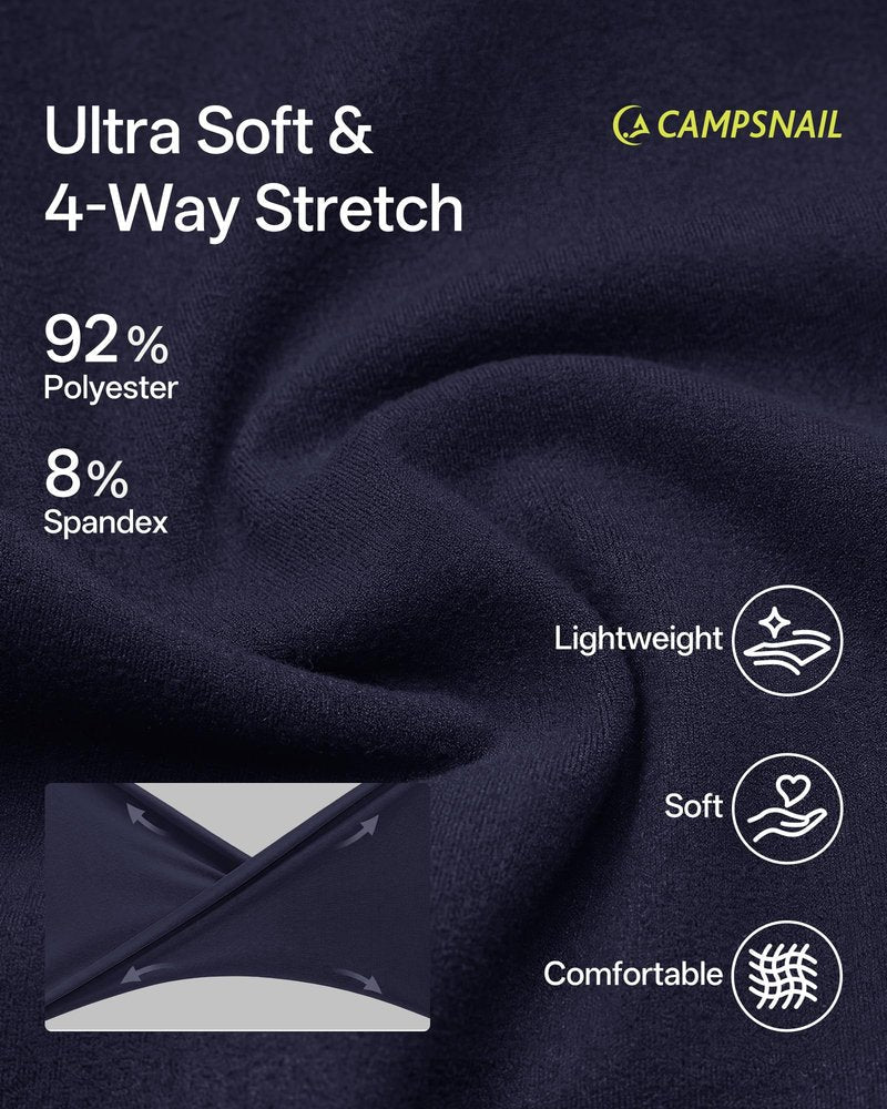 CAMPSNAIL Joggers for Women with Pockets - 27"/20" Womens Sweatpants Yoga Lounge Relaxed-fit Pants for Workout Running