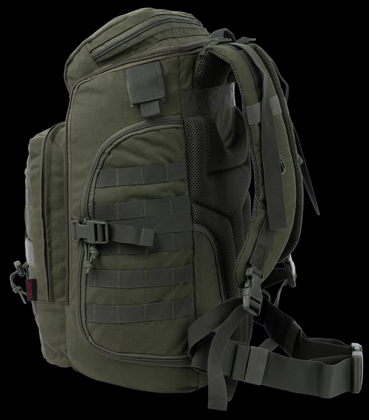 XMILPAX 35L Tactical Backpack Military Rucksack MOLLE Quick-Access Flap EDC Pack for Hiking Camping Travel Work Bugout Emergency