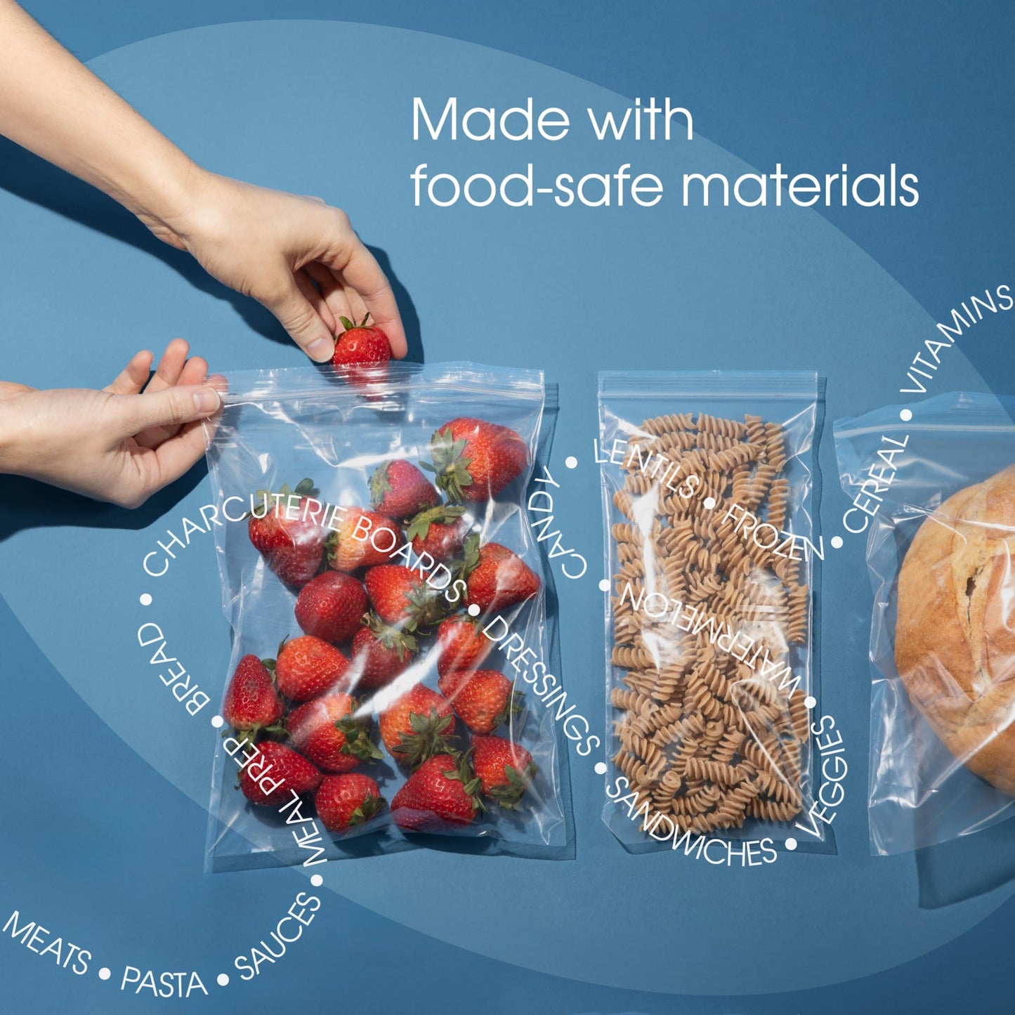 Spartan Industrial - 9" X 12" (100 Count) 2 Mil Clear Reclosable Zip Plastic Poly Bags with Resealable Lock Seal Zipper