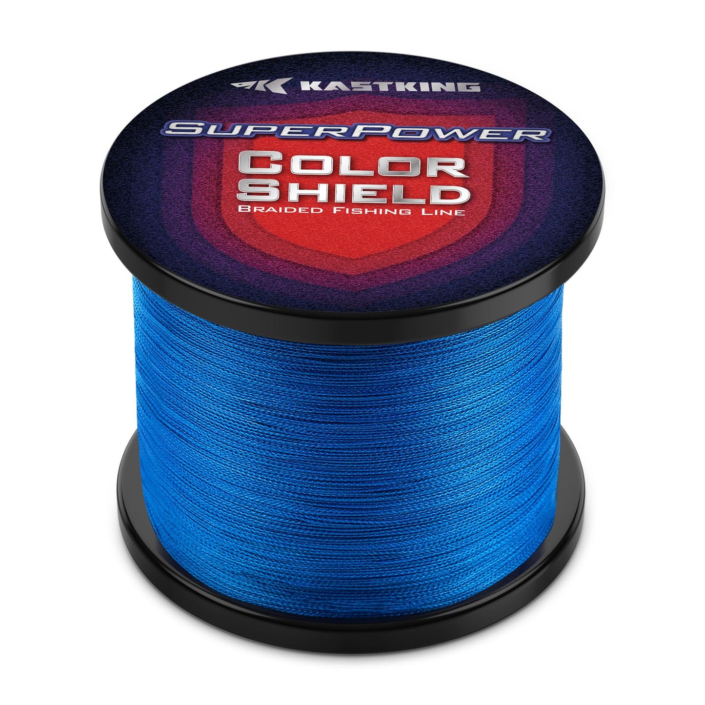 KastKing Superpower ColorShield Braided Fishing Line, Blue, 65LB, 1000Yards, X4