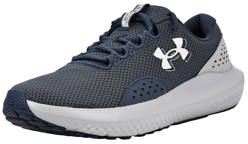 Under Armour Men's Charged Surge 4, (044) Downpour Gray/Mod Gray/White, 17.5, US