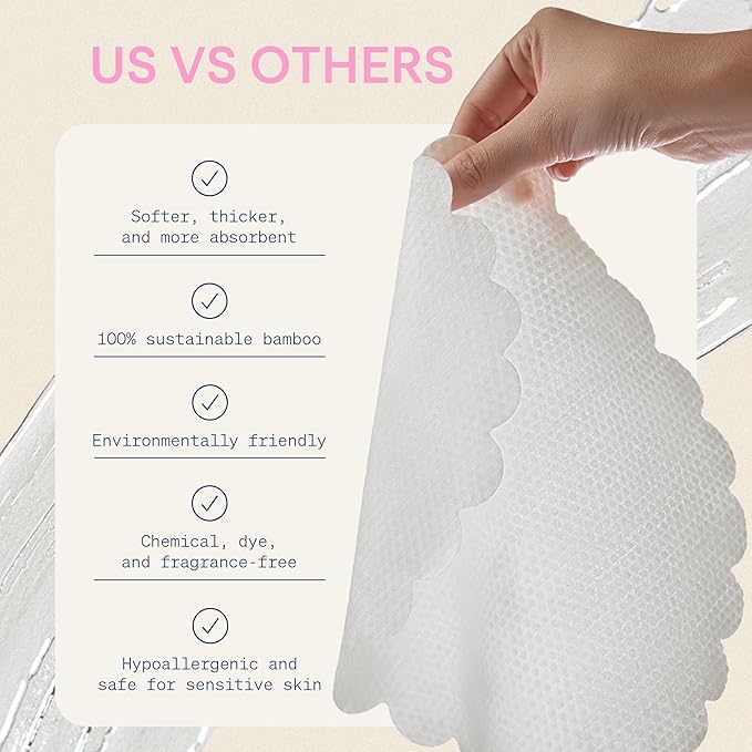 The Skinny Confidential Disposable Face Towels, 20% Polyester
