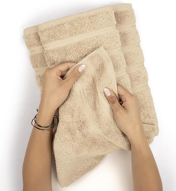 American Soft Linen Premium 3 Piece Towel Set, 1 Bath Towel 1 Hand Towel 1