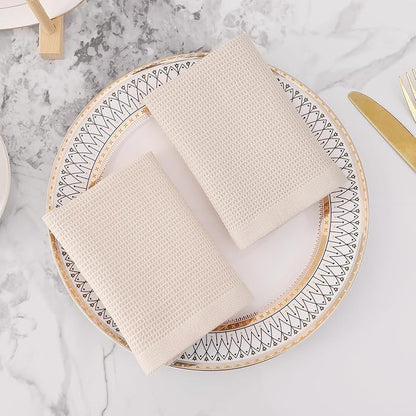 Homaxy 100% Cotton Waffle Weave Dish Cloths