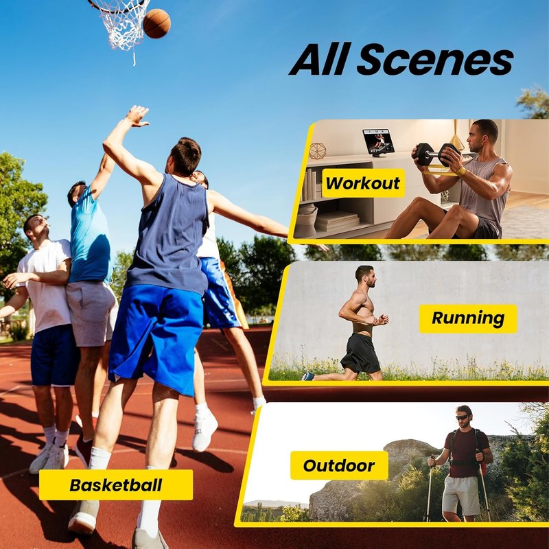 BALENNZ Athletic Shorts for Men - Quick Dry Activewear with Pockets & Elastic Waistband | Comfortable Fit
