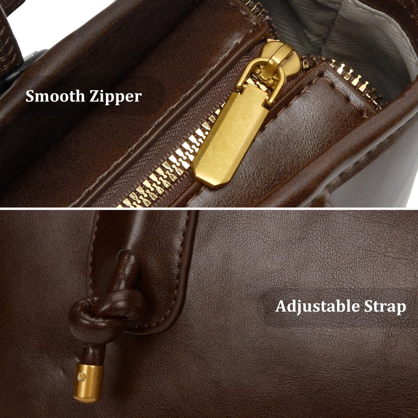 Vintage Shoulder Bags for Women Brown Purse Fall Hobo Handbag Faux Leather Shoulder Purse with Cute Pendant