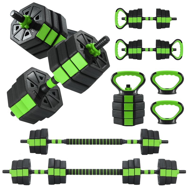 Adjustable Dumbbells, 44/66/88Lbs Free Weight Set with Connector, 4 In1 Weight Dumbbell Set Used As Kettlebells, Barbell, Push Up Stand, Fitness Exercise for Home Gym Suitable Men/Women