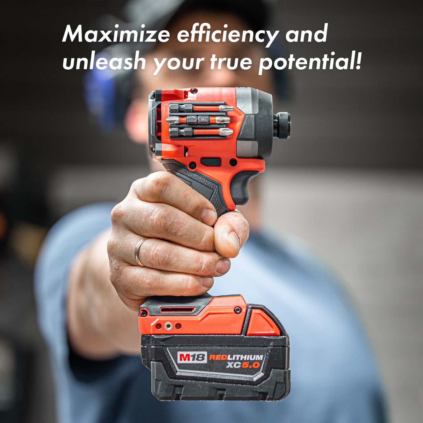 Simon Tools Magnetic Bit Holder for Impact Drivers and Drills - Super Strong Adhesive - Drill Accessory Compatible With Most Drills Brands like Dewalt, Makita, Klein, Bosch and Milwaukee Bit Holder