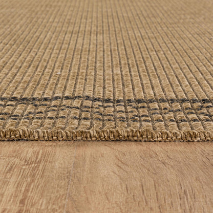 Luul Home Easy Jute Rugs 9x12 Frame Natural Color Living Room Indoor Outdoor Area Rug for Patio and Kitchen Rug High Traffic Washable Easy to Clean Solid Boho Woven Design Carpet (9 x 12)