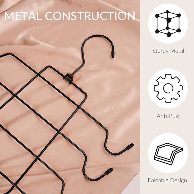 ZEDODIER 6 Pack Tank Top Hanger Space Saving, Bra Hangers