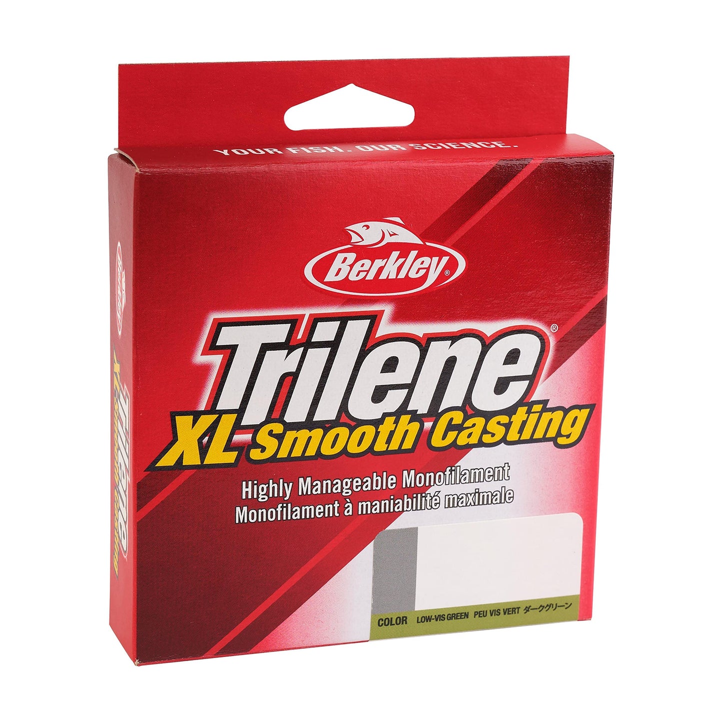 Berkley Trilene® XL®, Low-Vis Green, 20lb | 9kg, 270yd | 246m Monofilament Fishing Line, Suitable for Freshwater Environments