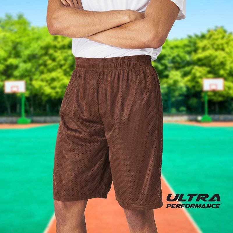 Ultra Performance Men's Athletic Mesh Short's 3 Pack Mens Basketball Shorts Gym Workout & Sport Short with Pockets for Men