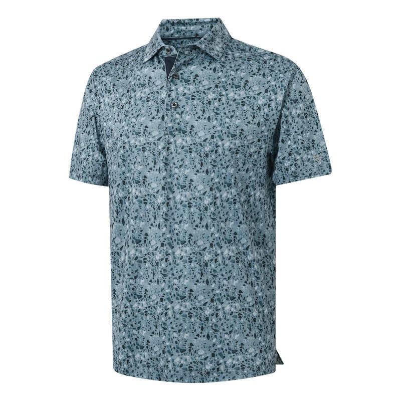 M MAELREG Polo Shirts for Men Quick Dry Fit Short Sleeve Performance Moisture Wicking Print Men’s Golf Shirts