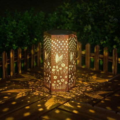 Gifts for Women Men Mom Hummingbird Solar Lights Outdoor - Christmas Decorations, Mothers Day Gifts, Solar Lanterns Outdoor Waterproof Garden Decor for Outside, Patio, Yard