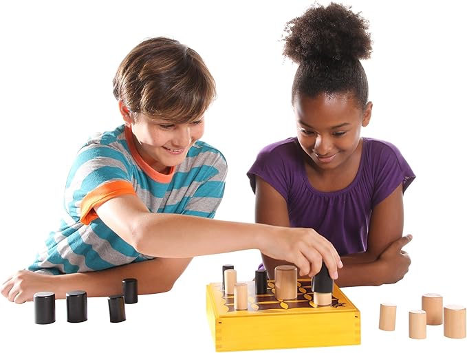 Gobblet! Abstract Strategy Board Game - Award Winning Kids or Adults Original All Wooden Board Game by Blue Orange Games - 2 Players for Ages 7 to 99.
