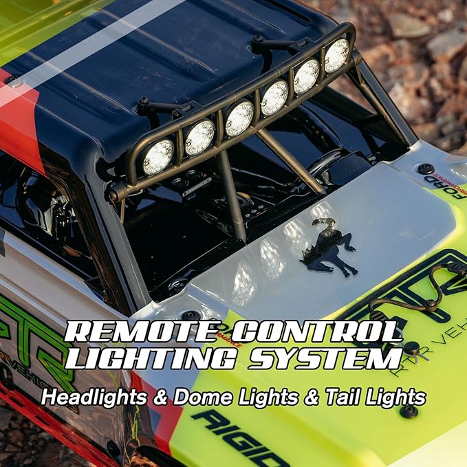FMS 1/7 Ford Bronco U4 RTR EB RC Truck Hobby RC Crawler with Brushless Motor &amp ESC Remote-Controlled Lighting Up to 80km/h Speed (2025)