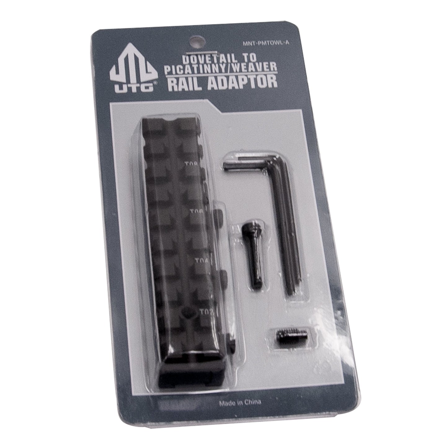 UTG MNT-PMTOWL-A New Gen Dovetail to Picatinny/Weaver Adaptor Mount, One Size Black