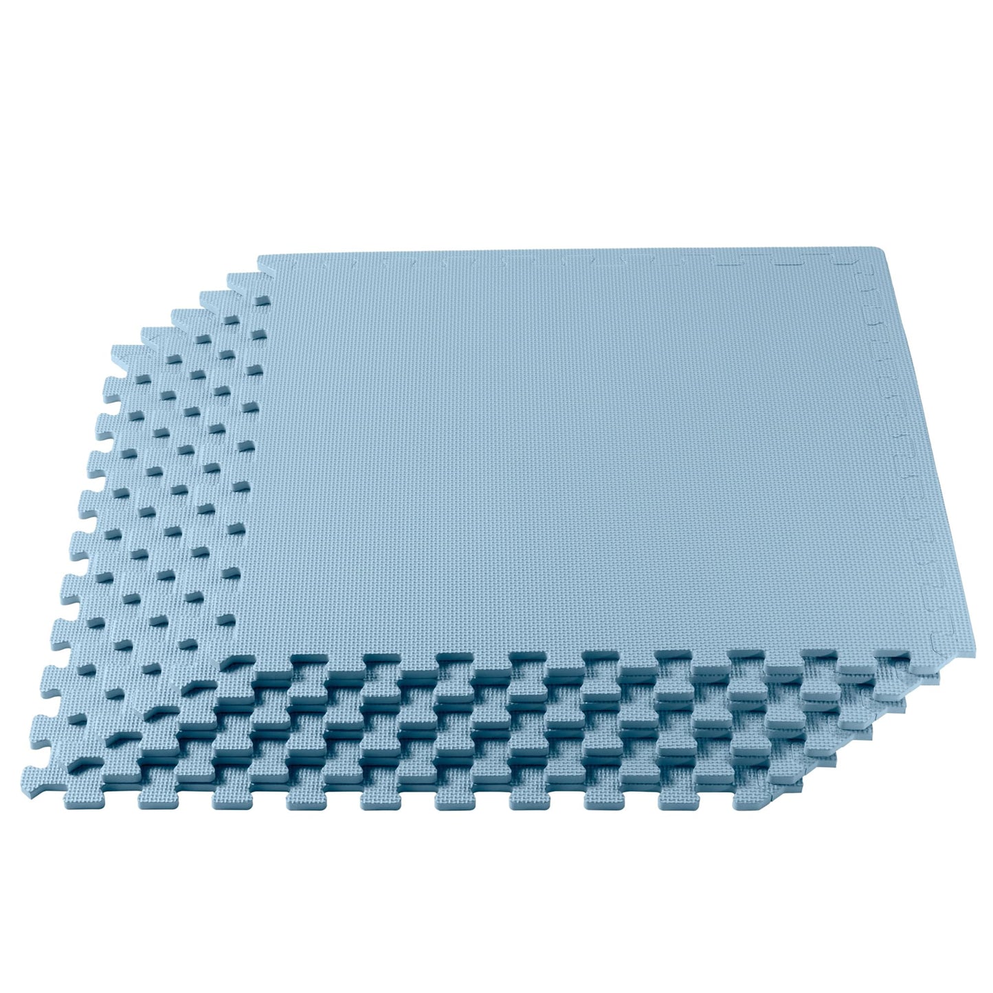 We Sell Mats 1/2-inch Multi-Purpose, Sky Blue, 16 Sq Ft (4 Tiles)